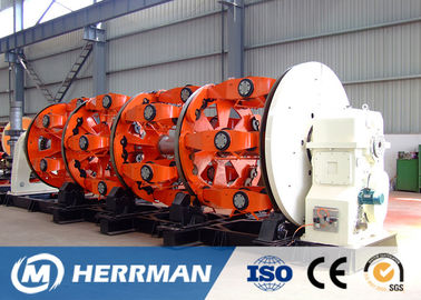 Al Wire And Cable Stranding Machine With Armoring Function Ground Shaft Driven