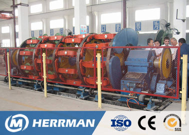 Al Wire And Cable Stranding Machine With Armoring Function Ground Shaft Driven